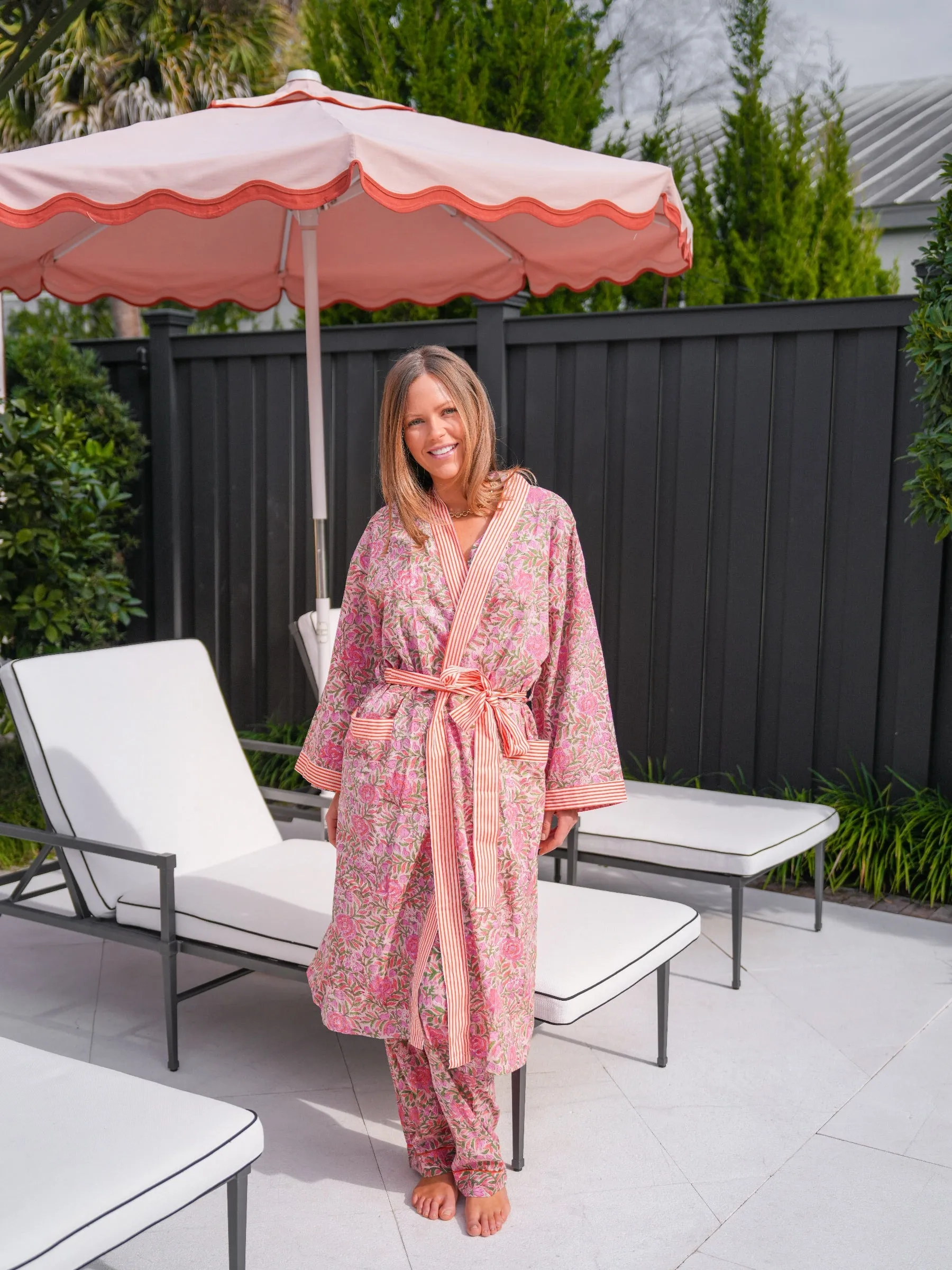 Lounge Robe - Coral Canopy sold by Darling Loungewear product image thumbnail 5