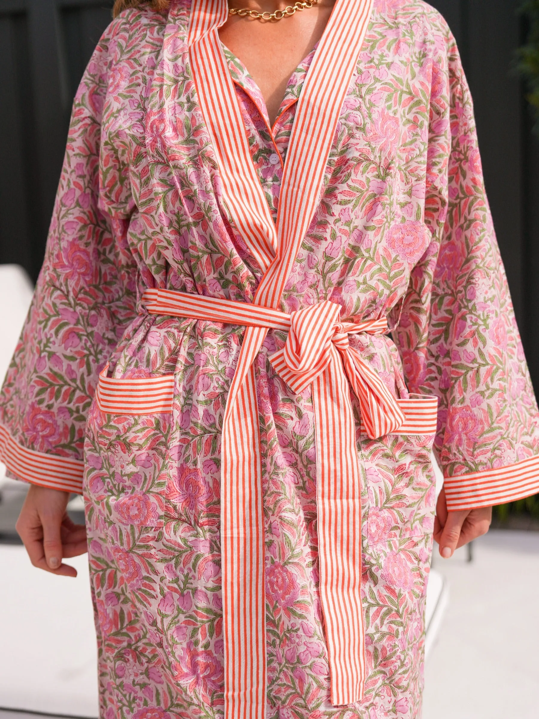 Lounge Robe - Coral Canopy sold by Darling Loungewear product image thumbnail 2