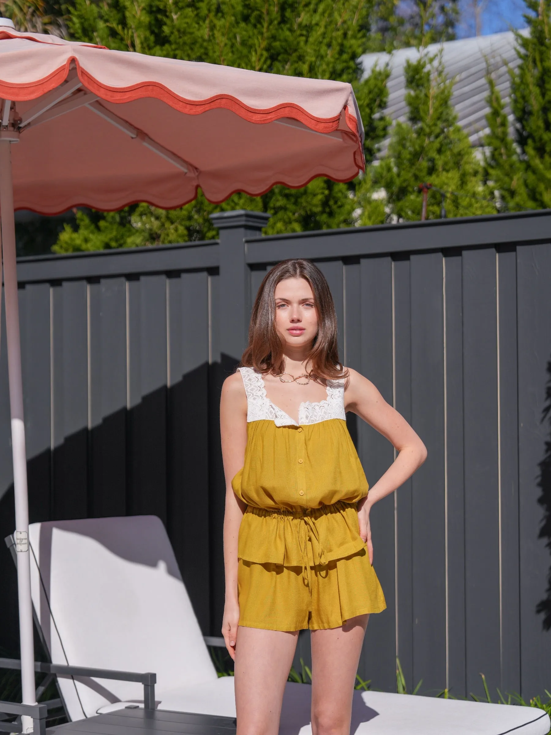 The Sawyer Set - Saffron Lace sold by Darling Loungewear product image thumbnail 5