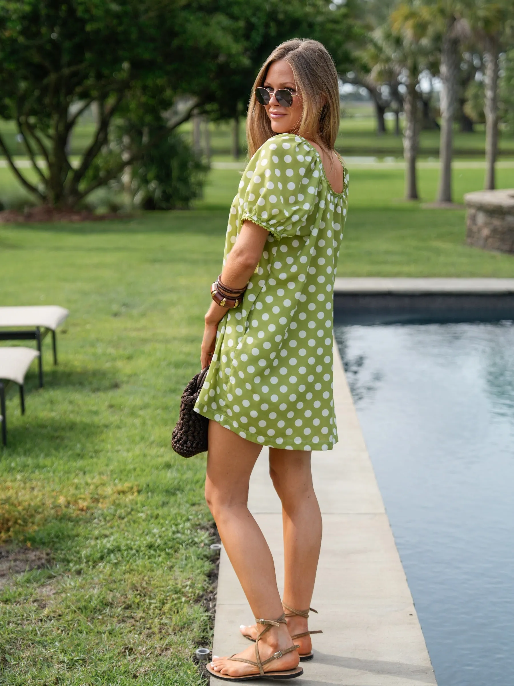 The Madeline Set - Key Lime Dot sold by Darling Loungewear product image thumbnail 3
