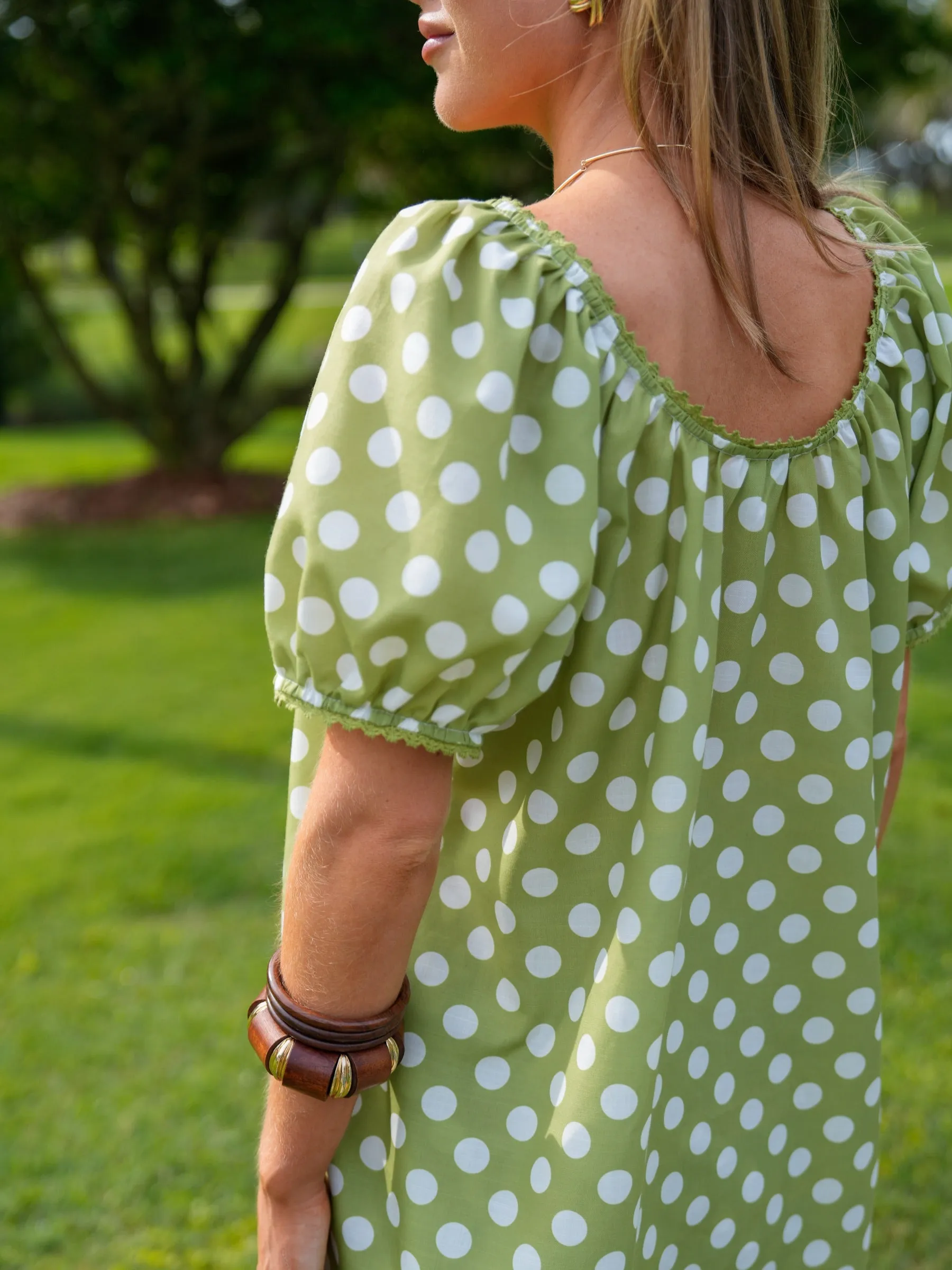 The Madeline Set - Key Lime Dot sold by Darling Loungewear product image thumbnail 4