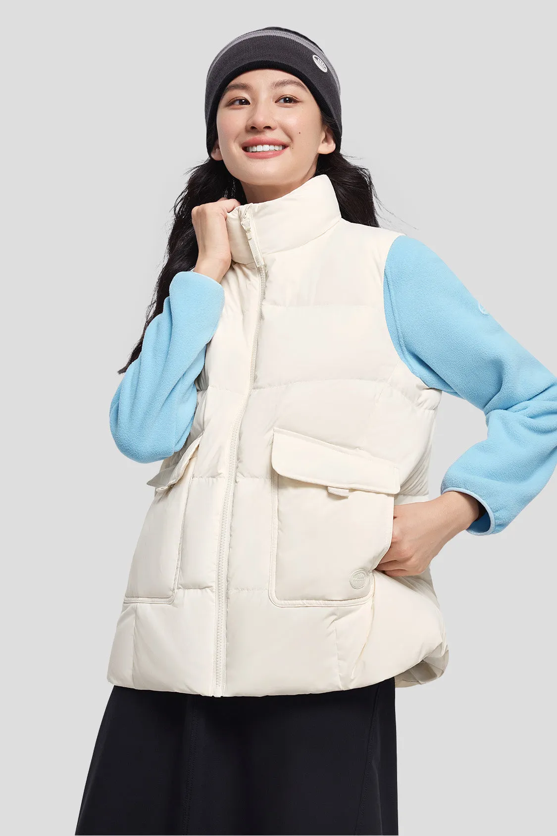 RainLite - Women's Water-Repellent Down Vest sold by Beneunder