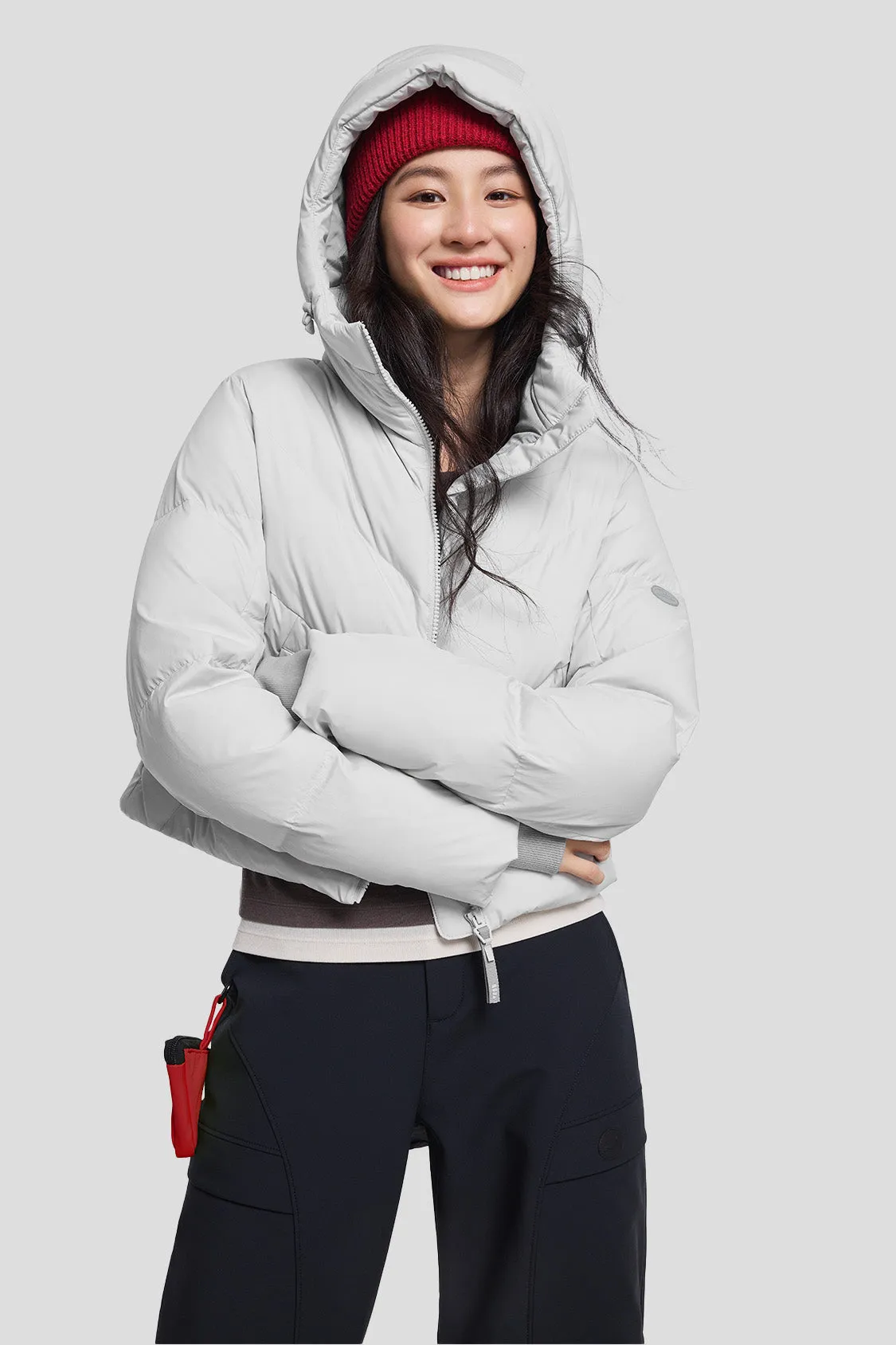 AquaDown - Women's Short Water-Repellent High-Warmth Puffer sold by Beneunder product image thumbnail 3