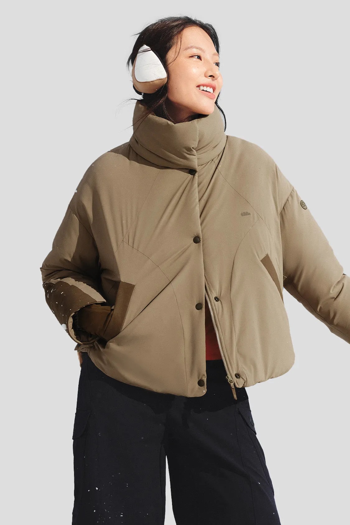 HeatGuard - Women's High-Warmth Stand Collar Jacket sold by Beneunder product image thumbnail 4