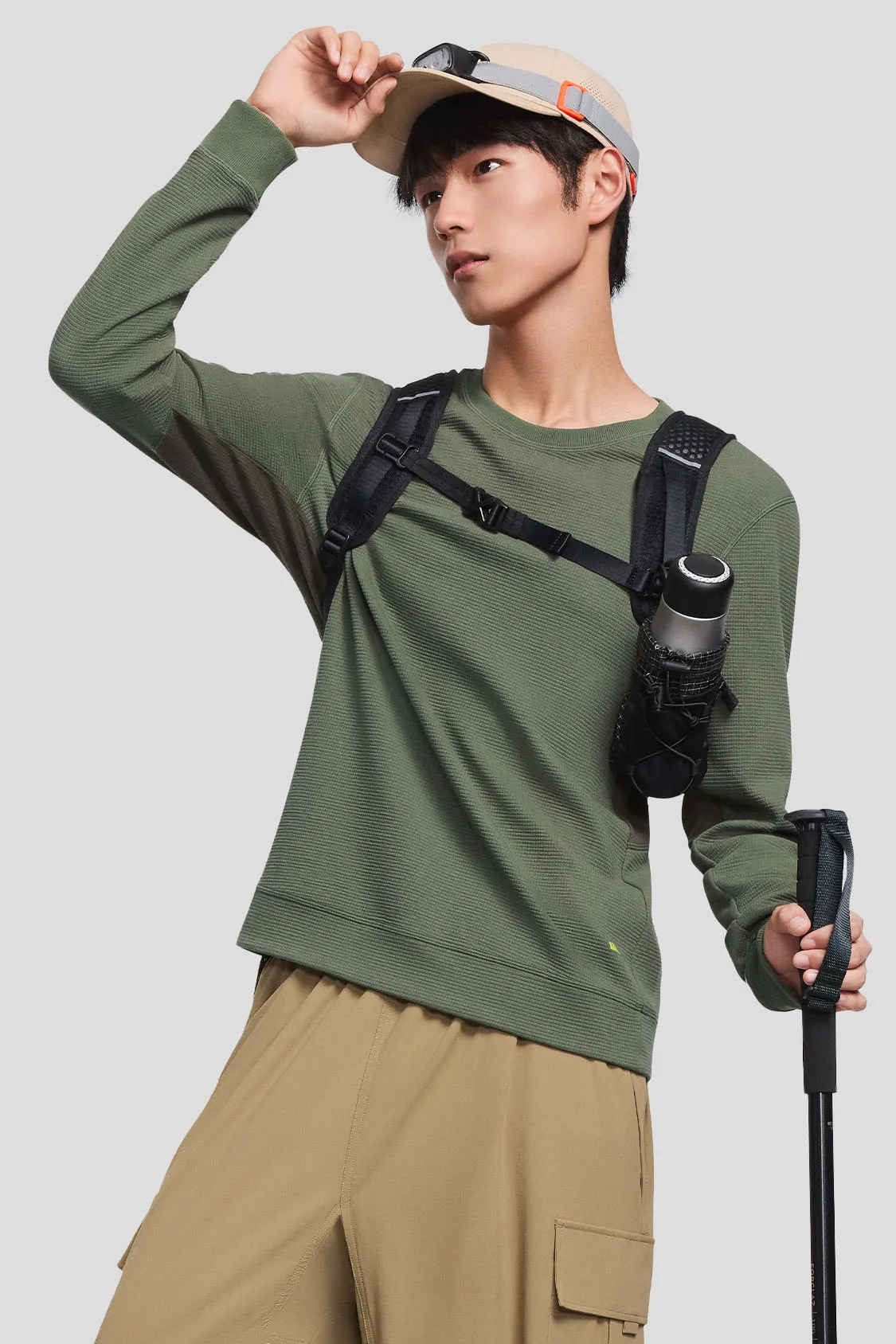 FreshFlex - Men's Long-Sleeve Sweat-Wicking Athletic Shirt sold by Beneunder product image thumbnail 2