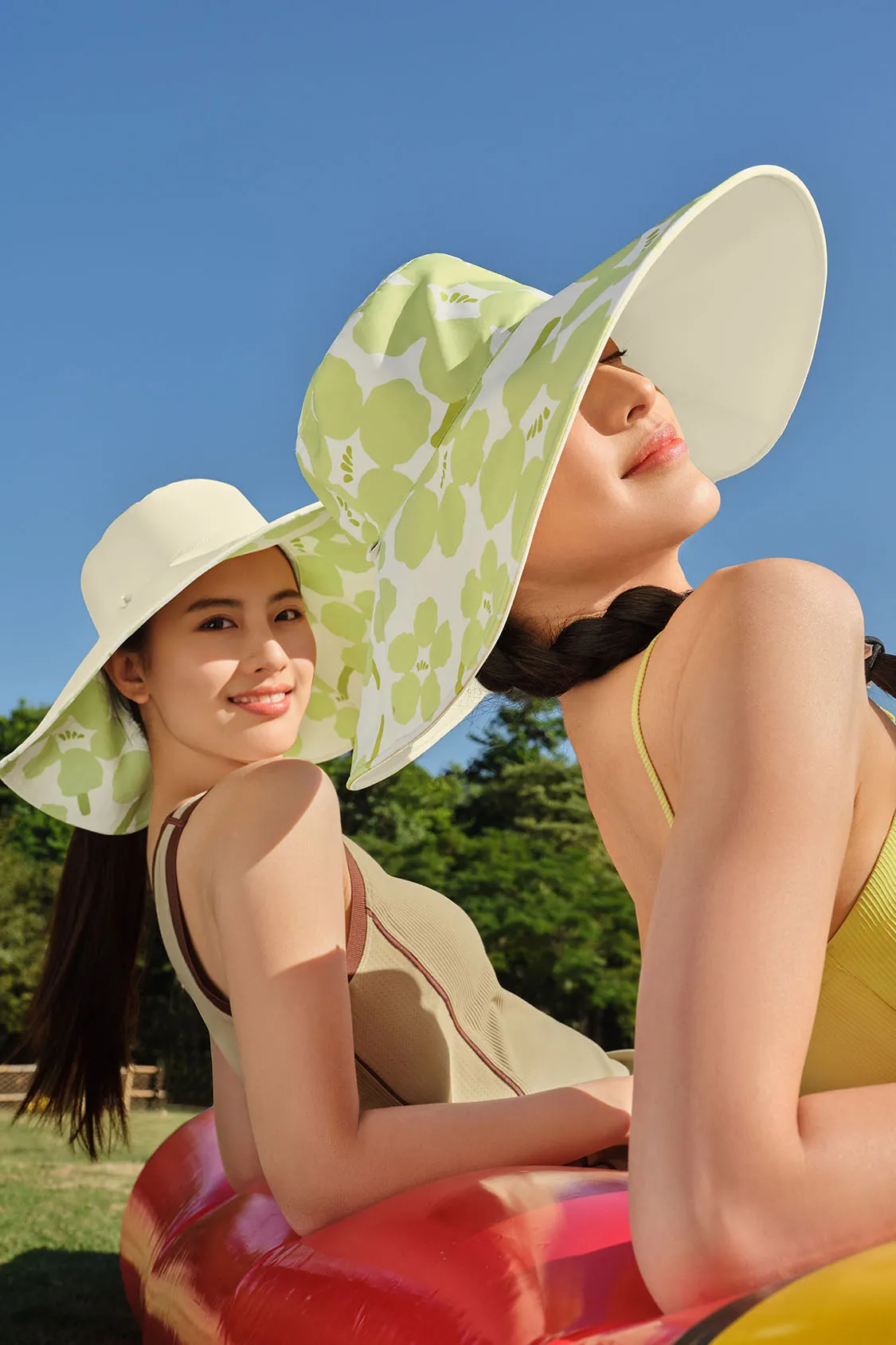 Flora - Women's Reversible Sun Hat with Floral Design UPF50+ sold by Beneunder product image thumbnail 5