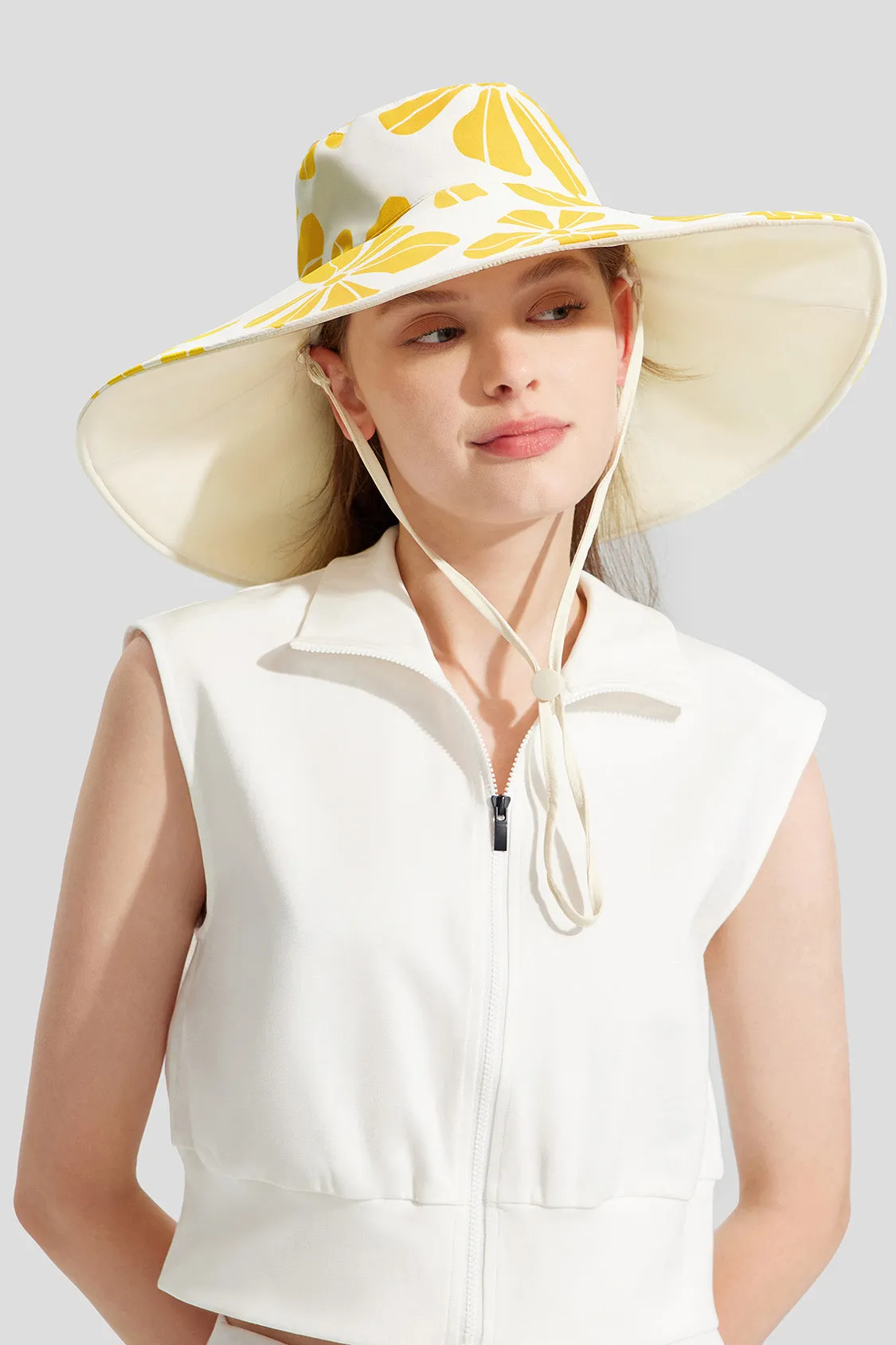Flora - Women's Reversible Sun Hat with Floral Design UPF50+ sold by Beneunder