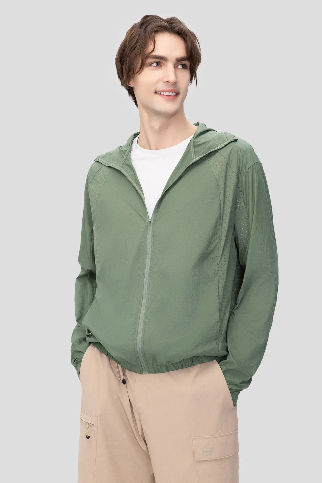 Pocket - Men's Ultra-Light Self-Packable Sun Protection Shirt UPF50+ sold by Beneunder