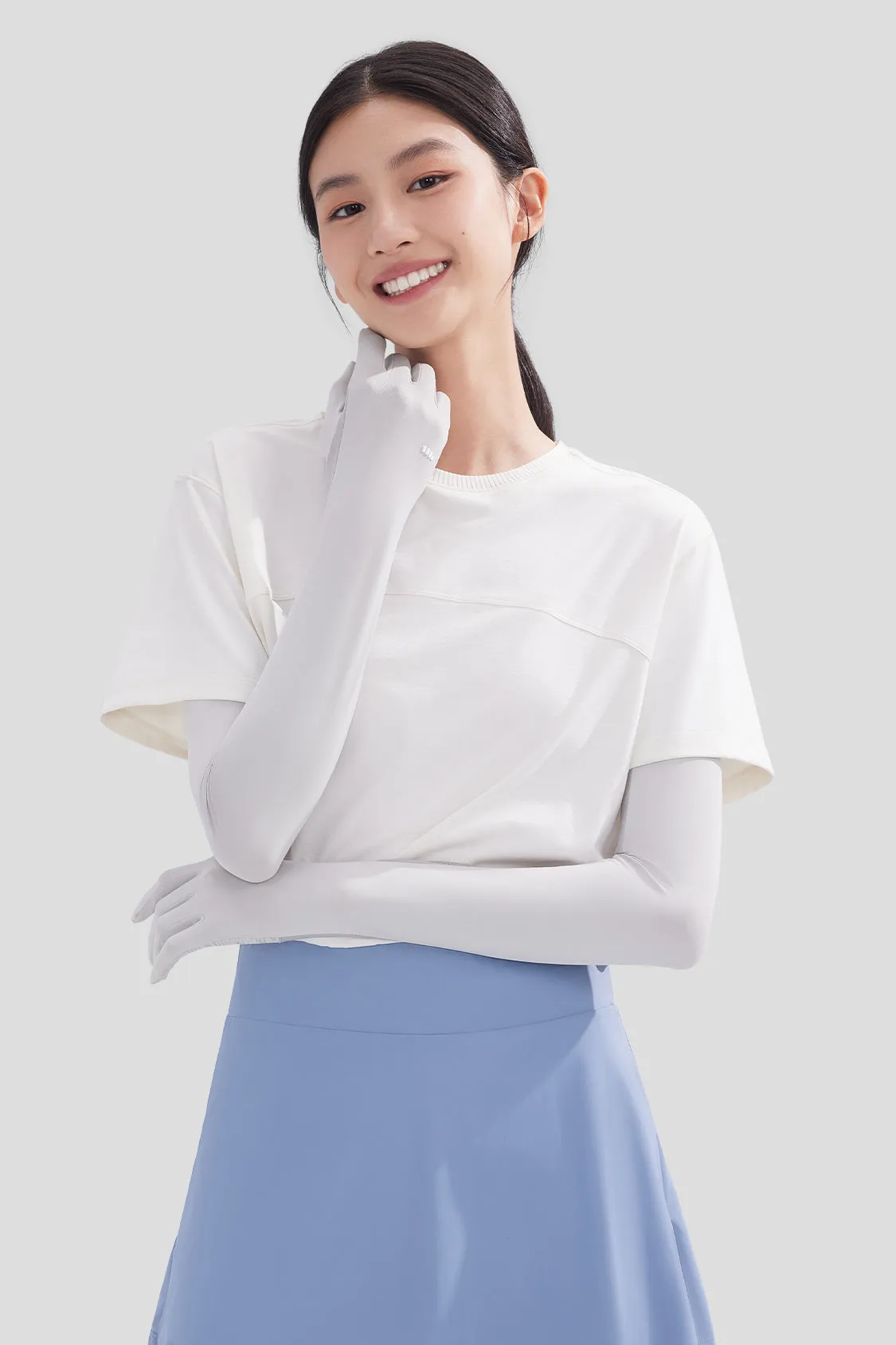 Longloop - Women's Sun Protection Arm Sleeves with Golves UPF50+ sold by Beneunder product image thumbnail 5