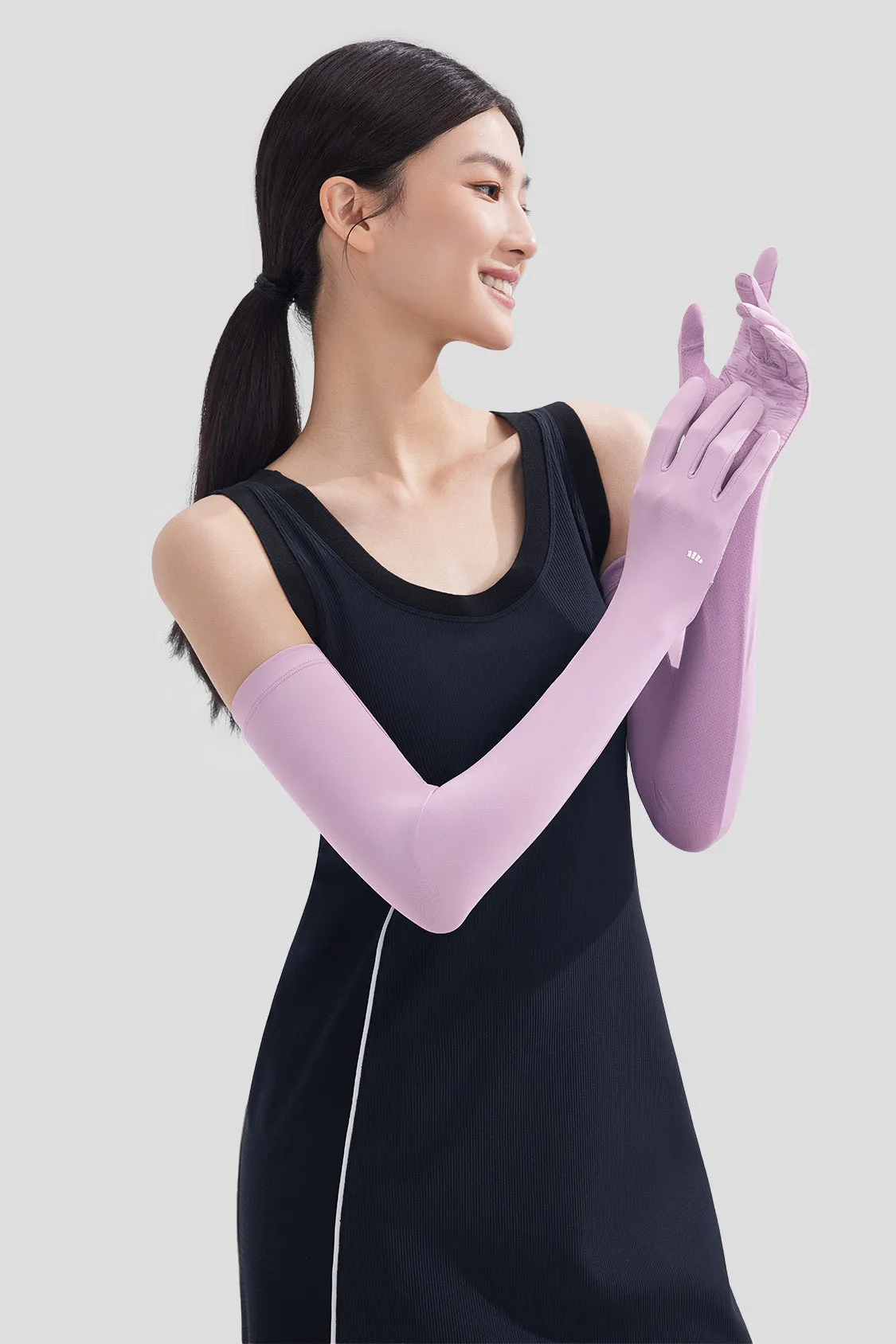 Longloop - Women's Sun Protection Arm Sleeves with Golves UPF50+ sold by Beneunder