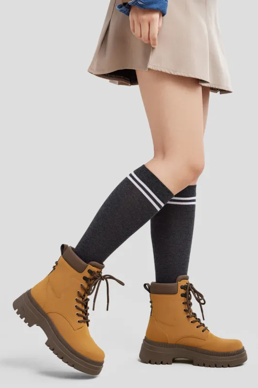 Women's Lightweight Soft Platform Martin Boots sold by Beneunder