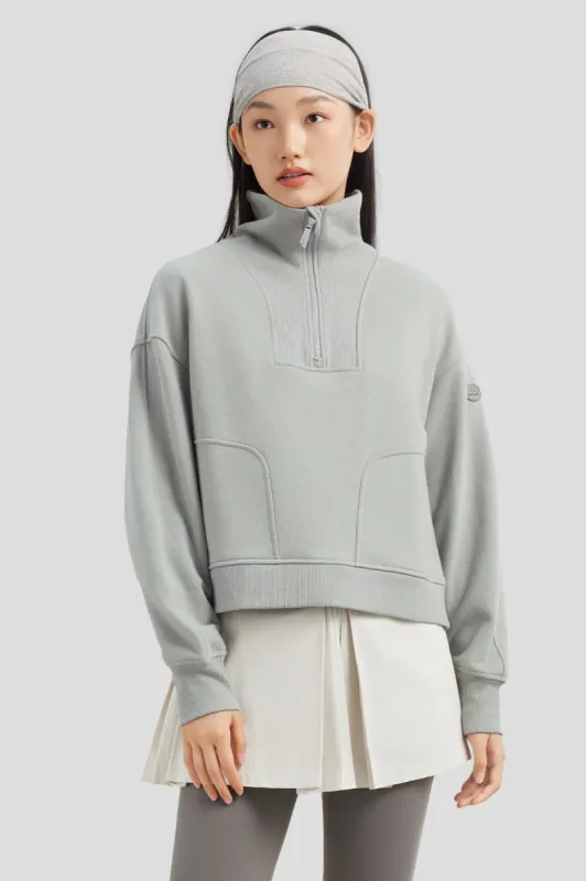 Women's Half-Zip Pullover Sweatshirt sold by Beneunder