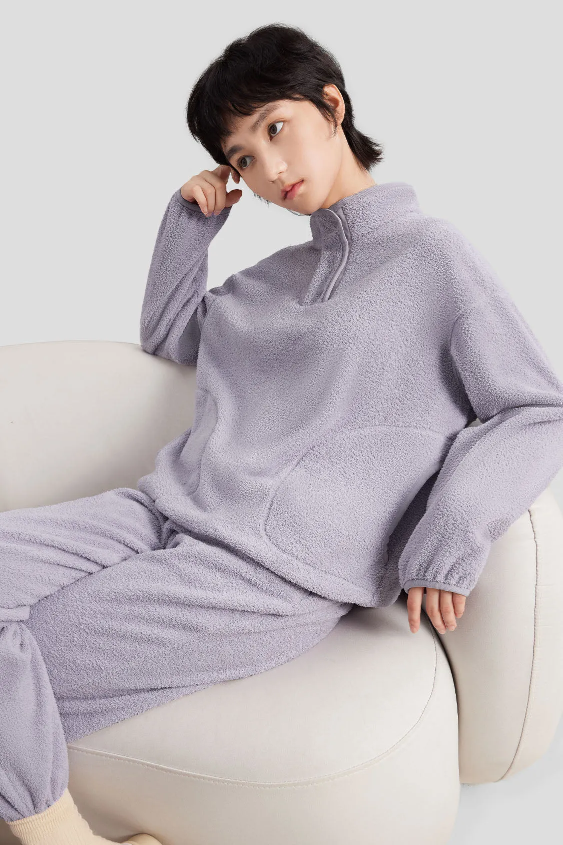 Women's Cozy Fleece Loungewear Set sold by Beneunder product image thumbnail 3
