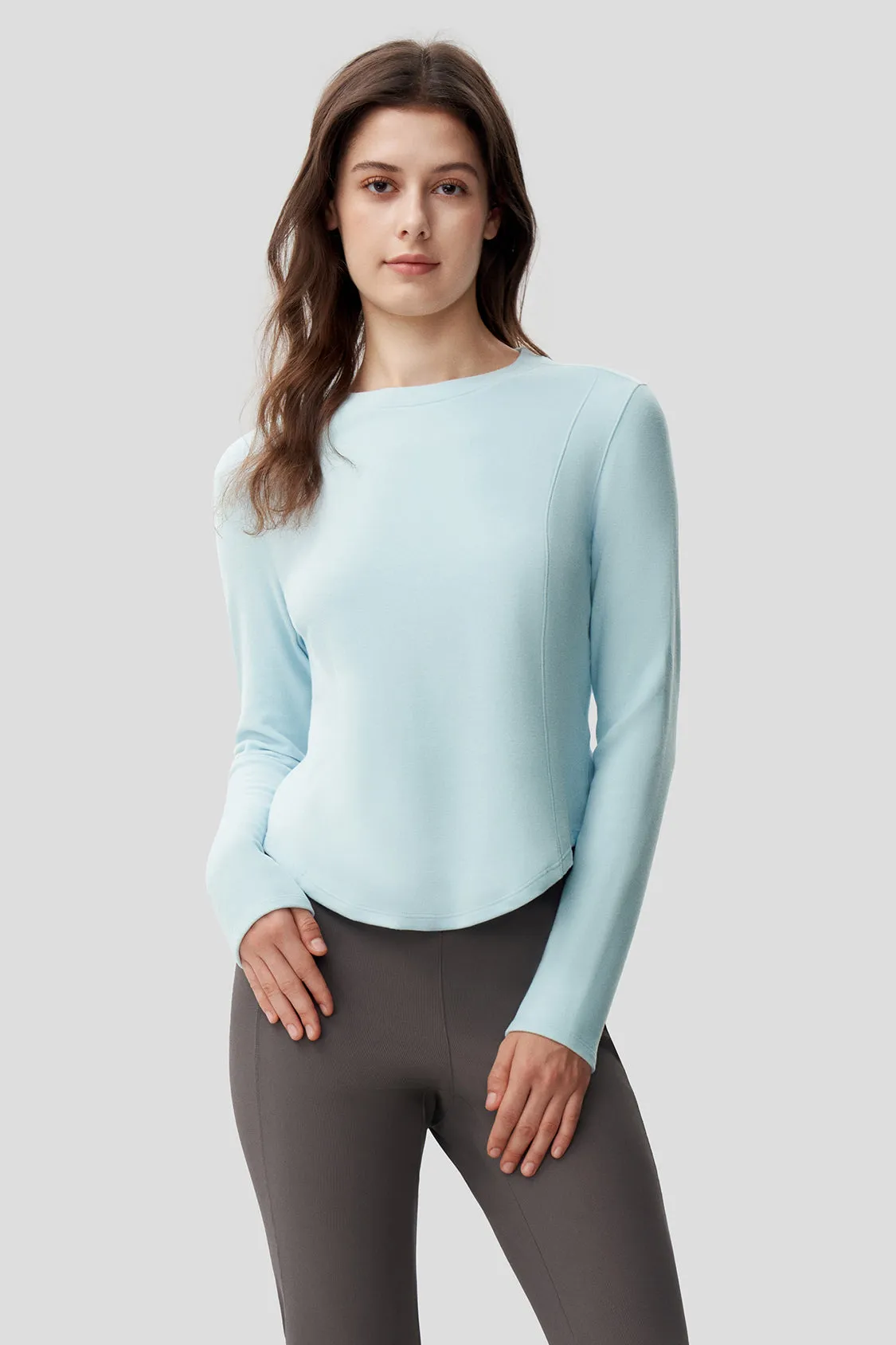 Women's Mid-Warm Short Fleece Long-Sleeve Shirt sold by Beneunder
