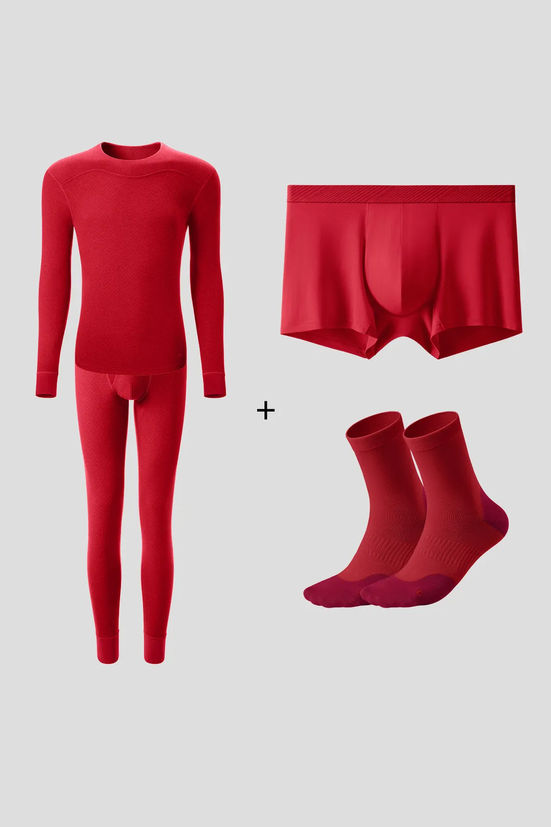 FortuneTouch - Men's Plush Thermal Innerwear Set sold by Beneunder product image thumbnail 3