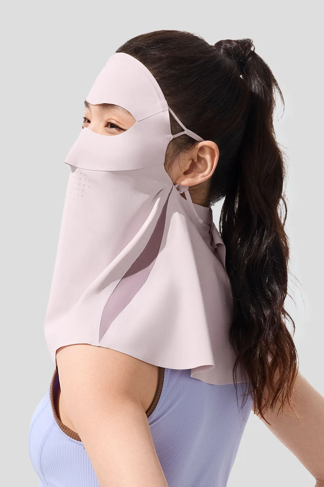 Cloud - Women's Ultra-Soft Face Mask With Neck Guard UPF50+ sold by Beneunder product image thumbnail 5