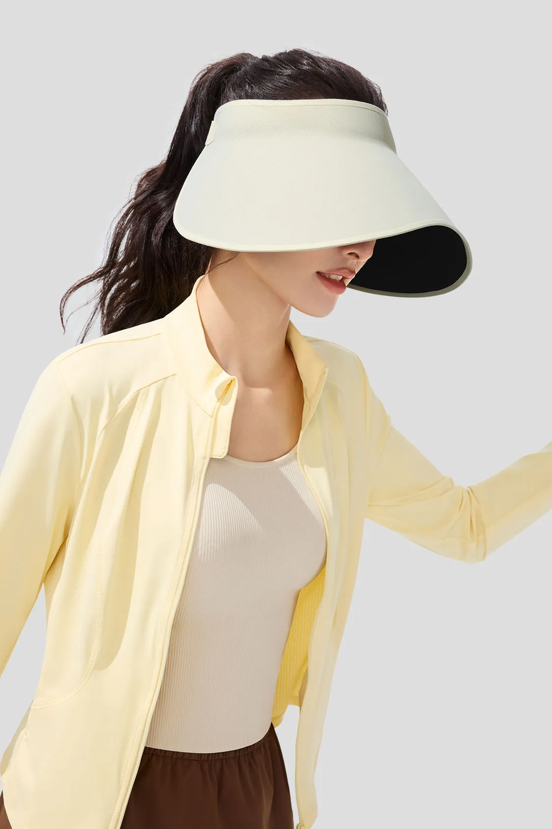Roll - Women's Wide Brim Topless Sun Hat UPF50+ sold by Beneunder product image thumbnail 2