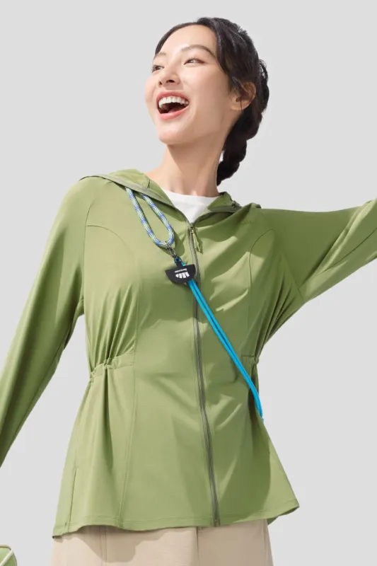 Sculpt - Women's Waist-Cinched Full Protection Sun Jacket UPF2000+ AL823 sold by Beneunder