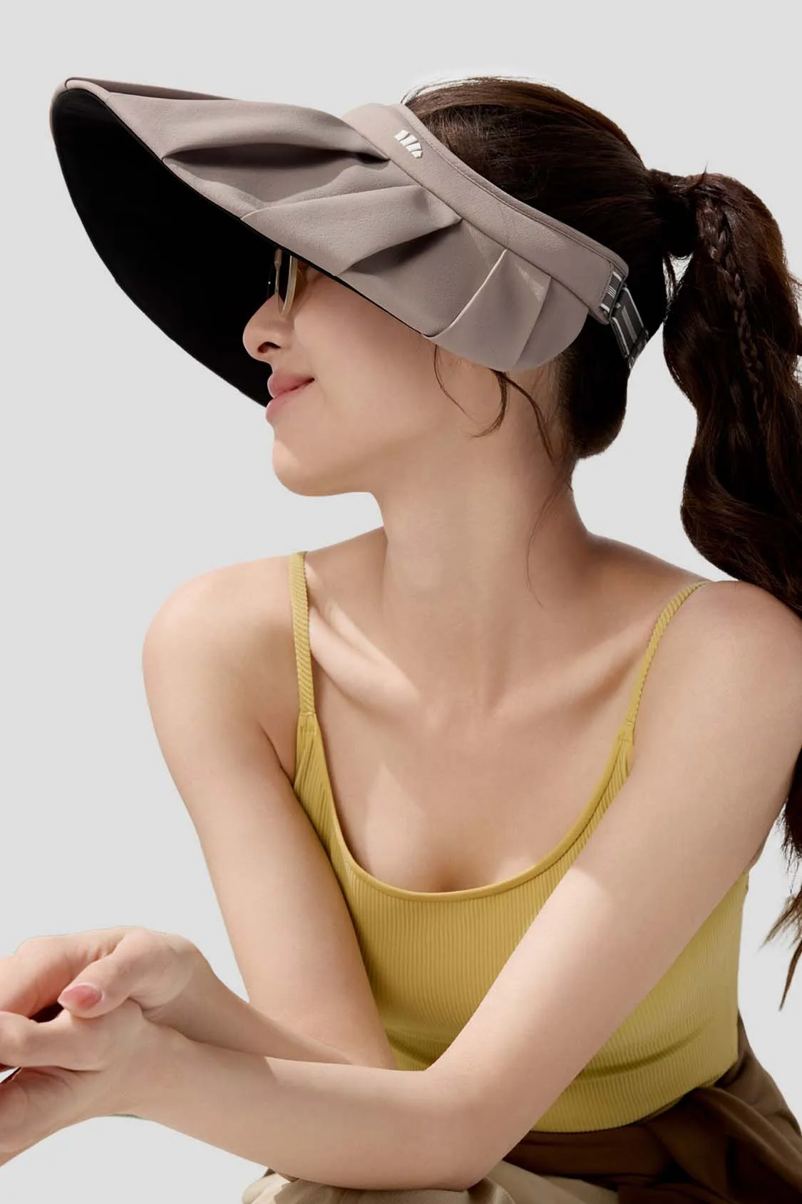 Pleat - Women's Shell Sun Hat UPF100+ sold by Beneunder