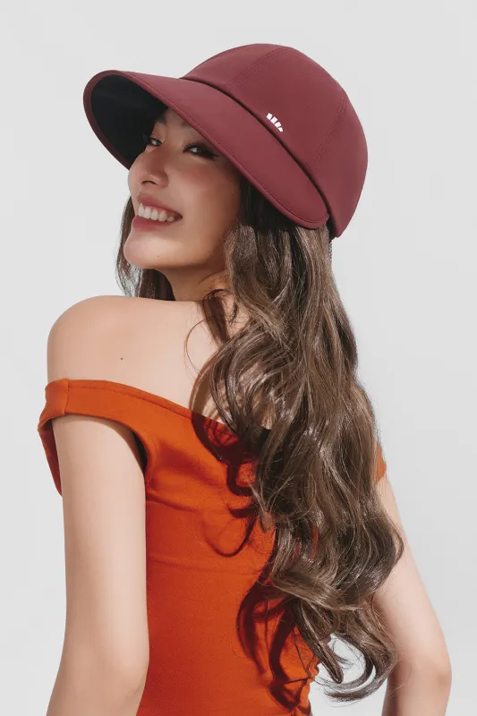 AirNest – Women’s Sun Shield Cap with Puffi Hair & 3D Ventilation Dome UPF50+ sold by Beneunder
