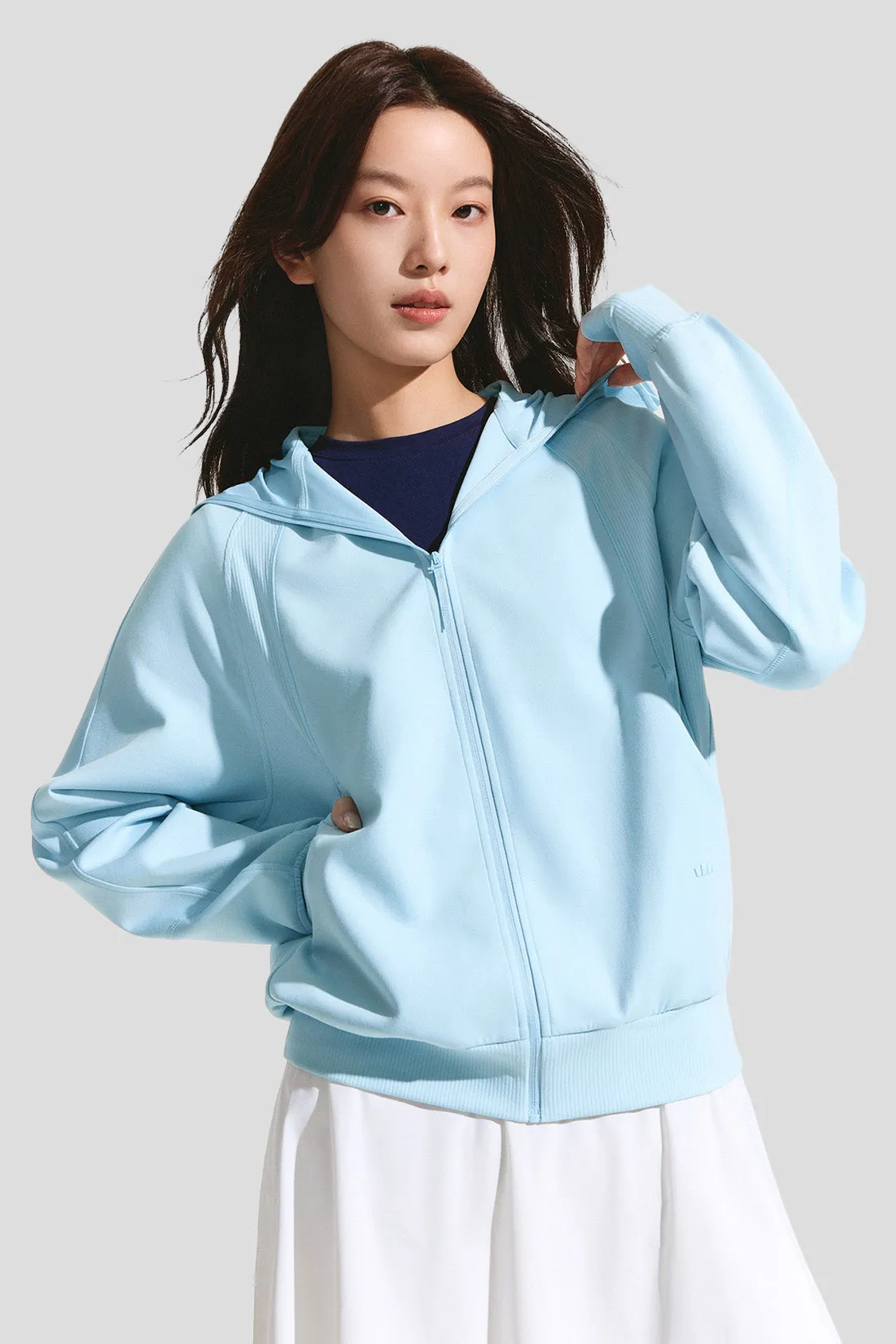 AirShell – Women’s Windproof Sun Protection Zip Hoodie UPF50+ sold by Beneunder