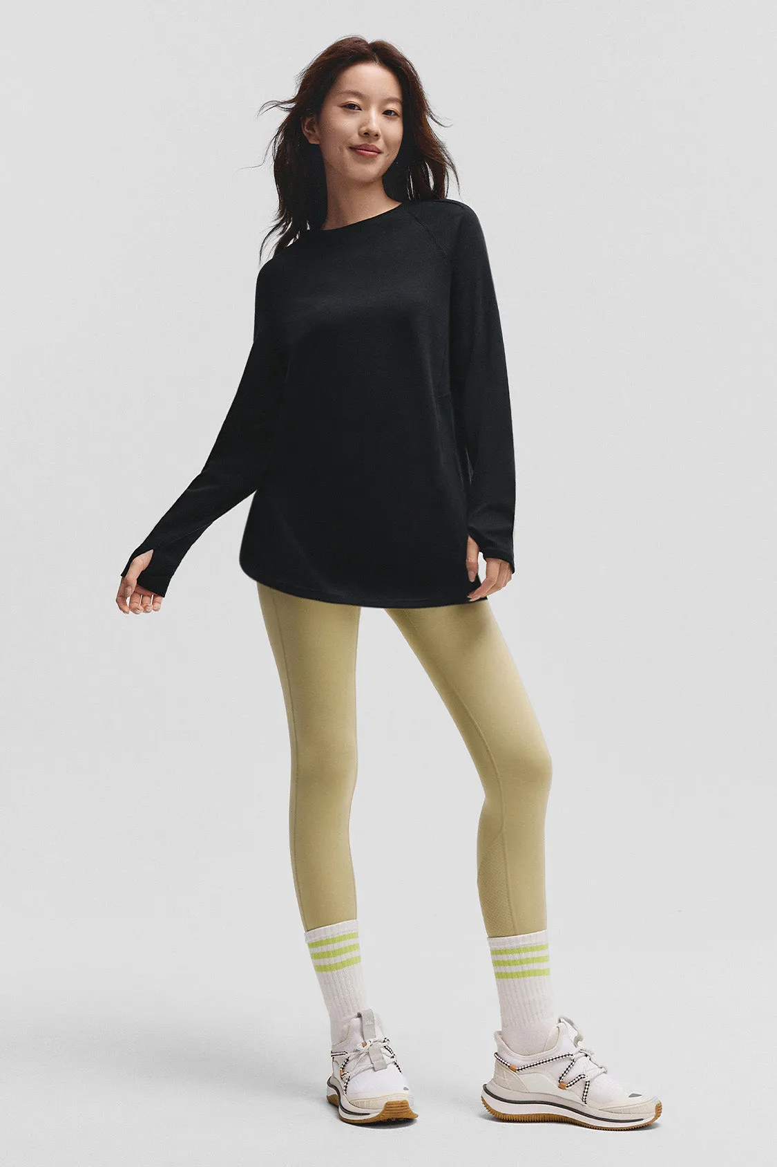GoPod – Women’s Stretch Cotton Long-Sleeve T-Shirt sold by Beneunder product image thumbnail 4