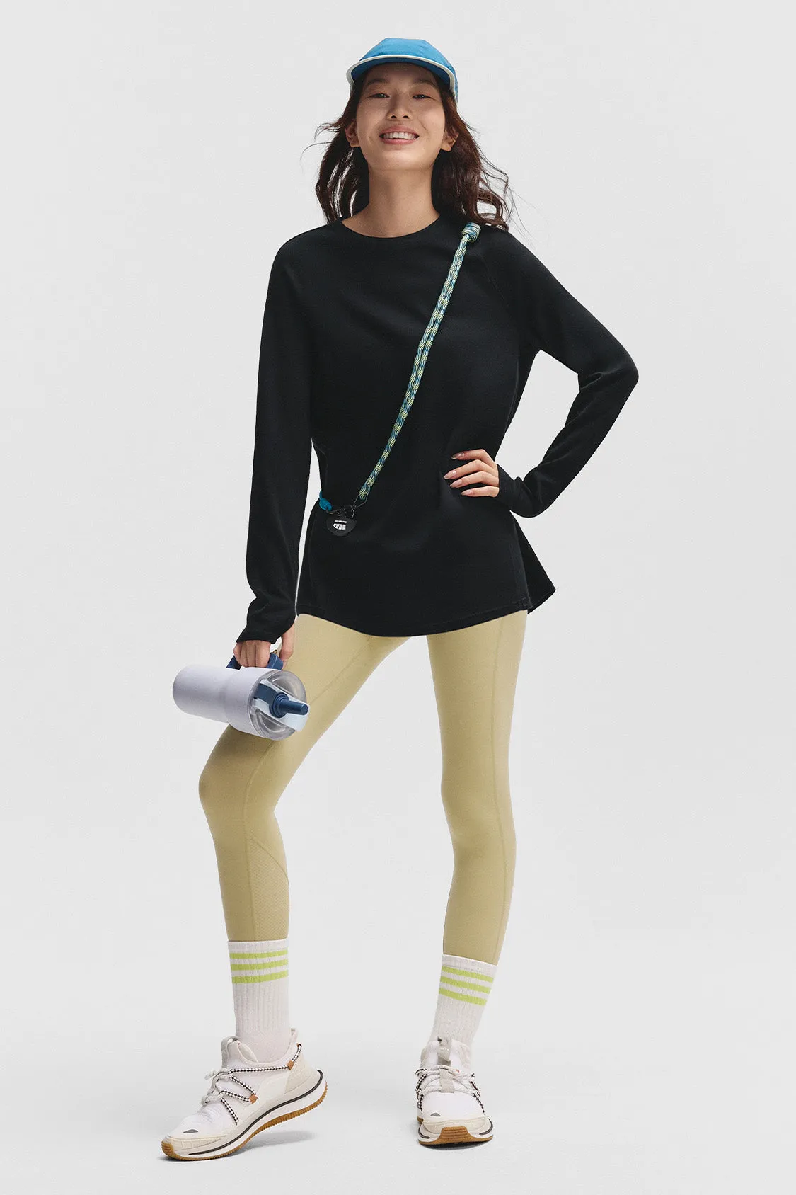 GoPod – Women’s Stretch Cotton Long-Sleeve T-Shirt sold by Beneunder product image thumbnail 5