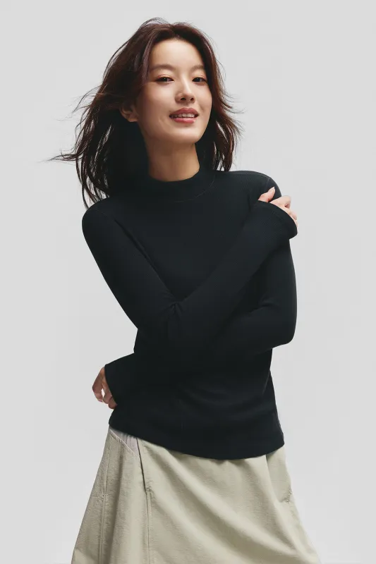 CozyFlex – Women’s Half-Turtleneck Warm Long Sleeve Top made by Beneunder