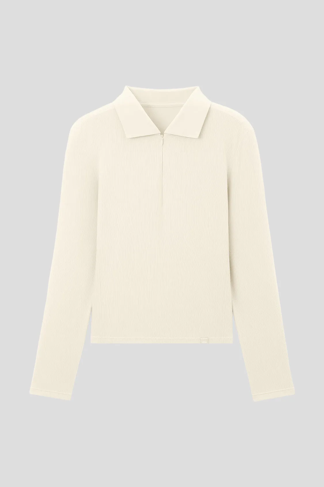 UrbanPolo – Women’s Zip Polo Long Sleeve Top sold by Beneunder product image thumbnail 3