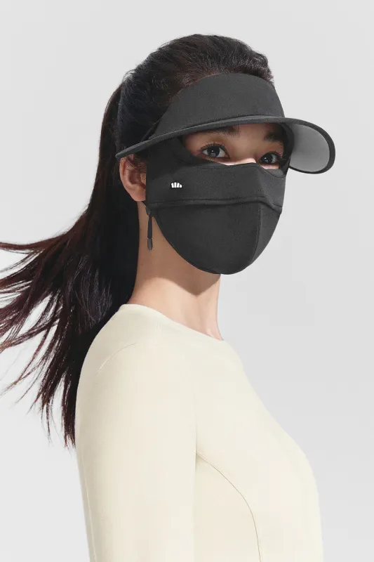 BreezeShield - Women's Sun Protection Visor Face Mask UPF50+ sold by Beneunder