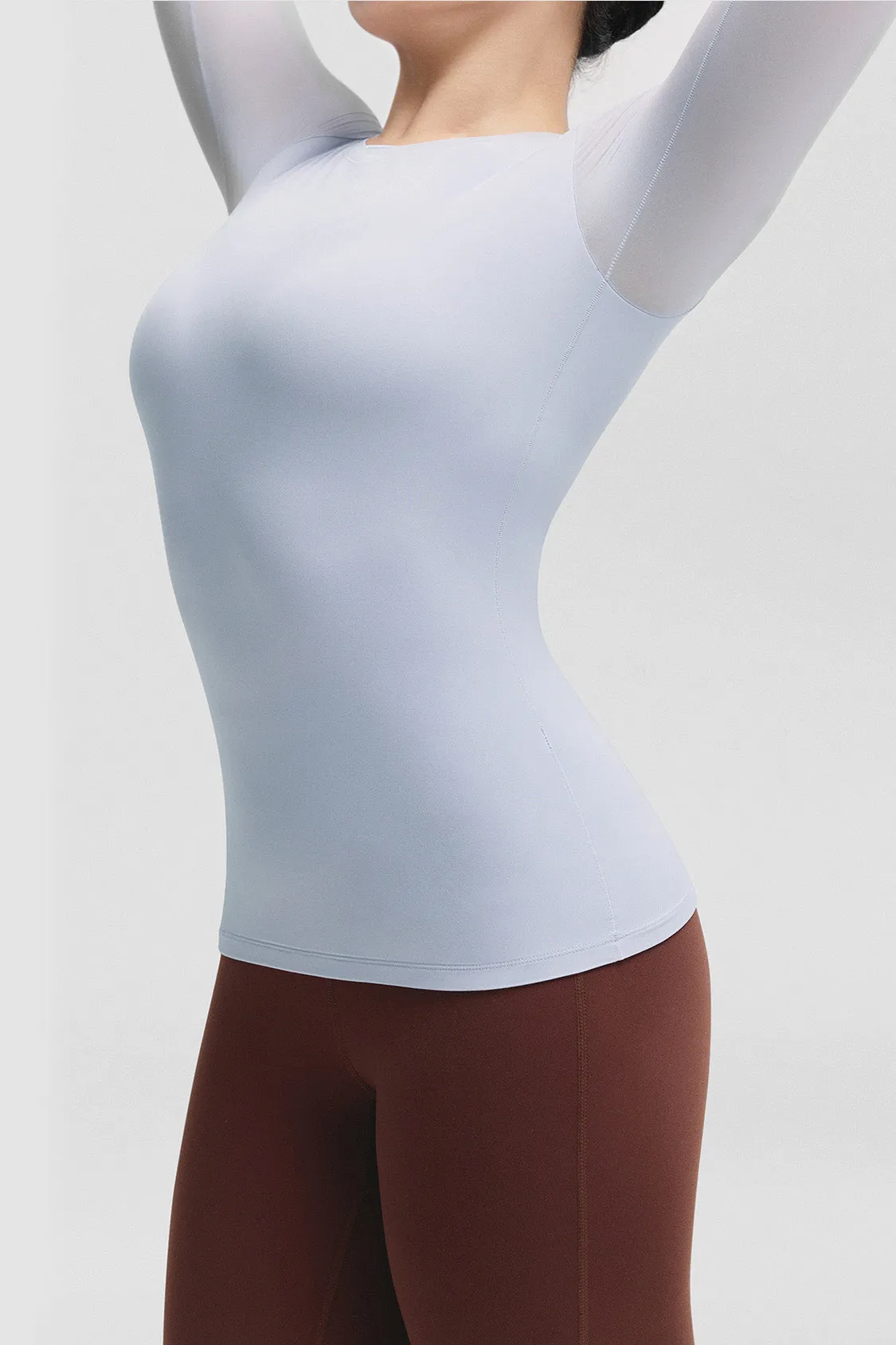 BareForm – Women’s Seamless Shaping Long-Sleeve Shirt sold by Beneunder product image thumbnail 3