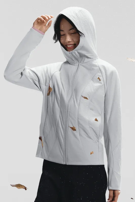 HoodBreeze – Women’s Medium-Warmth Hooded Stretch Fleece Jacket made by Beneunder