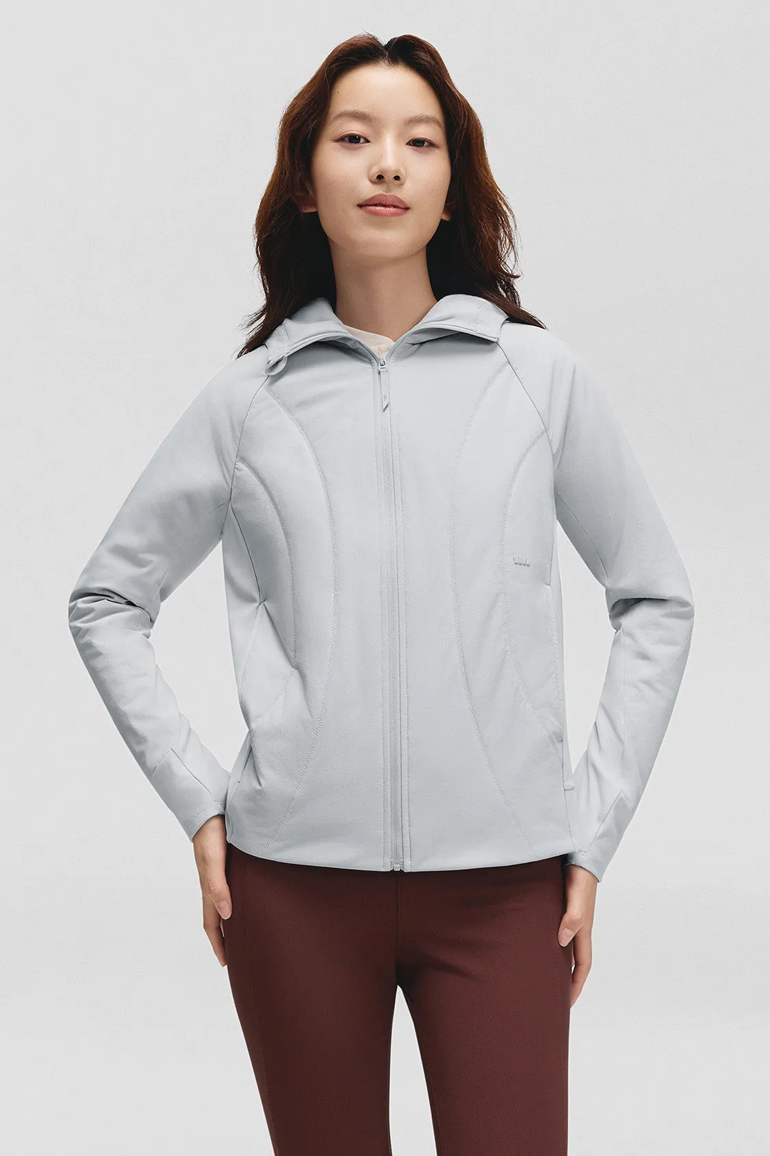HoodBreeze – Women’s Medium-Warmth Hooded Stretch Fleece Jacket sold by Beneunder product image thumbnail 3