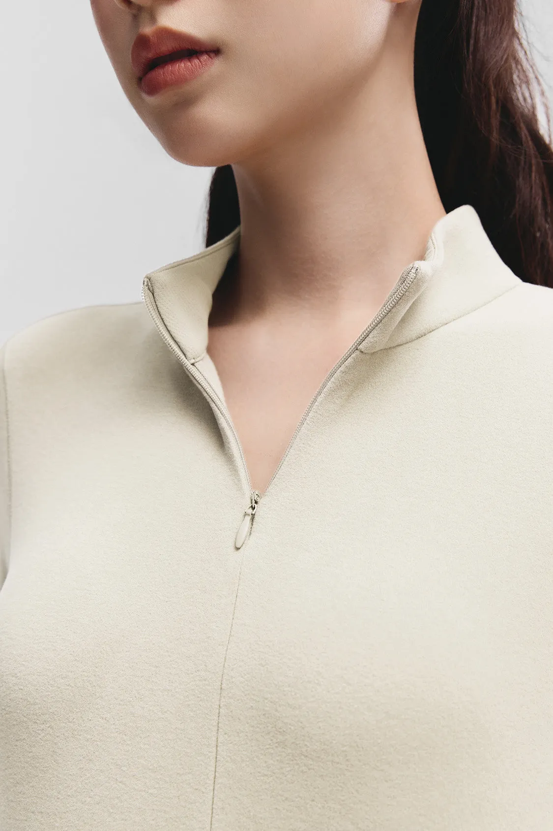 GlacierZip – Women’s Warmth Half-Zip Fleece Base Layer sold by Beneunder product image thumbnail 4