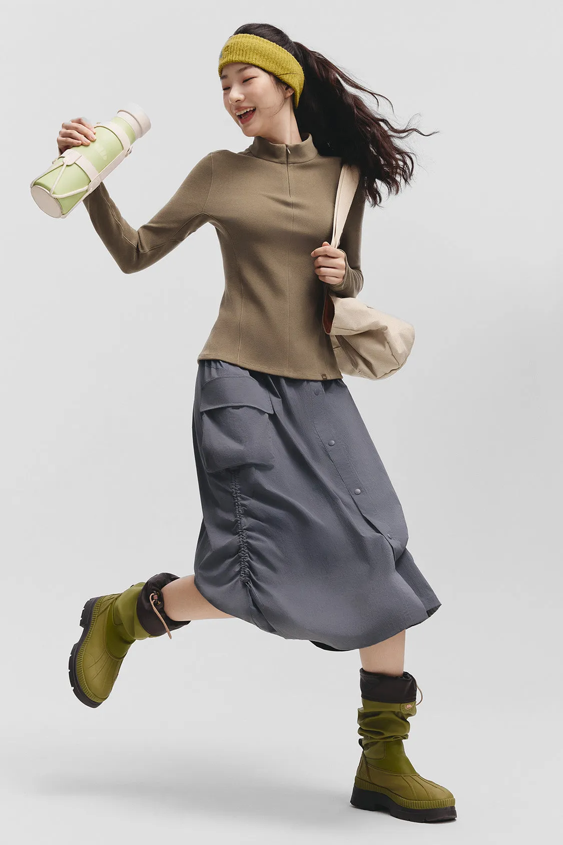 GlacierZip – Women’s Warmth Half-Zip Fleece Base Layer sold by Beneunder product image thumbnail 5