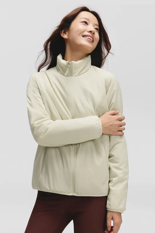 PeakStand – Women’s Medium-Warmth Stand-Collar Fleece Jacket sold by Beneunder