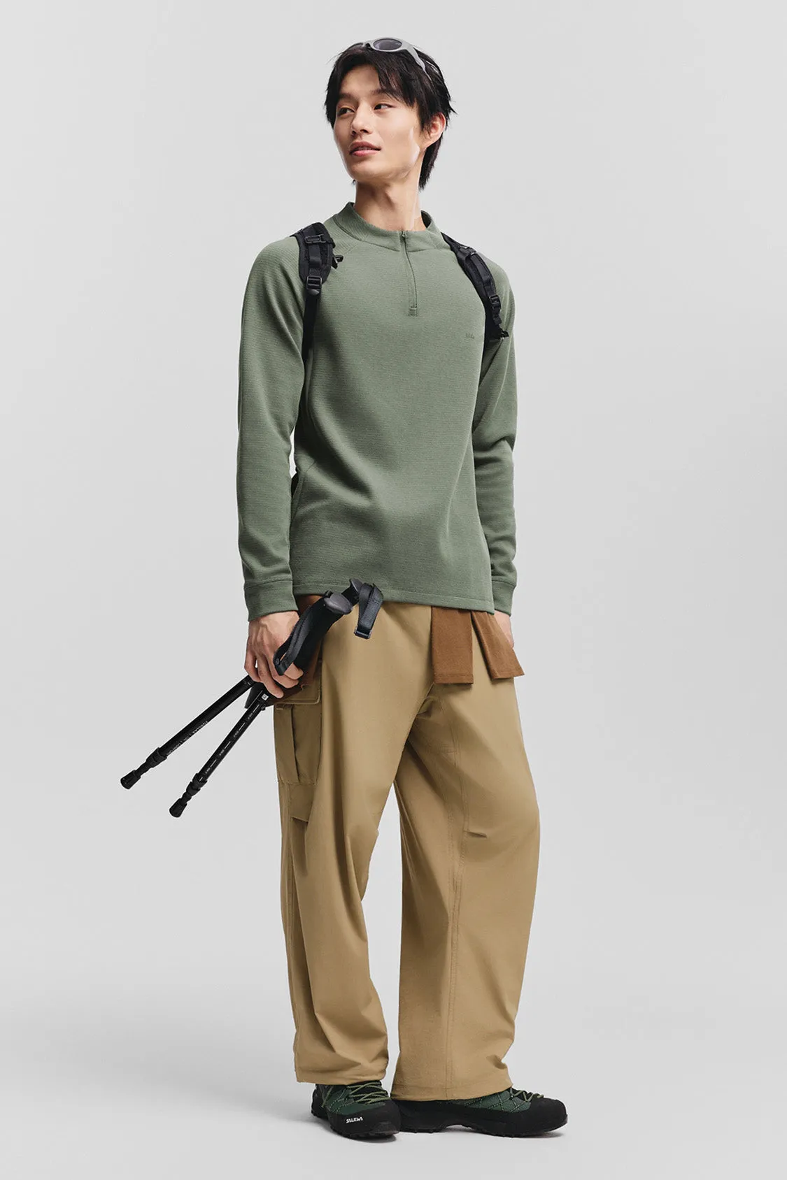 WickCore – Men’s Stand-Collar Wicking Base Layer sold by Beneunder product image thumbnail 4