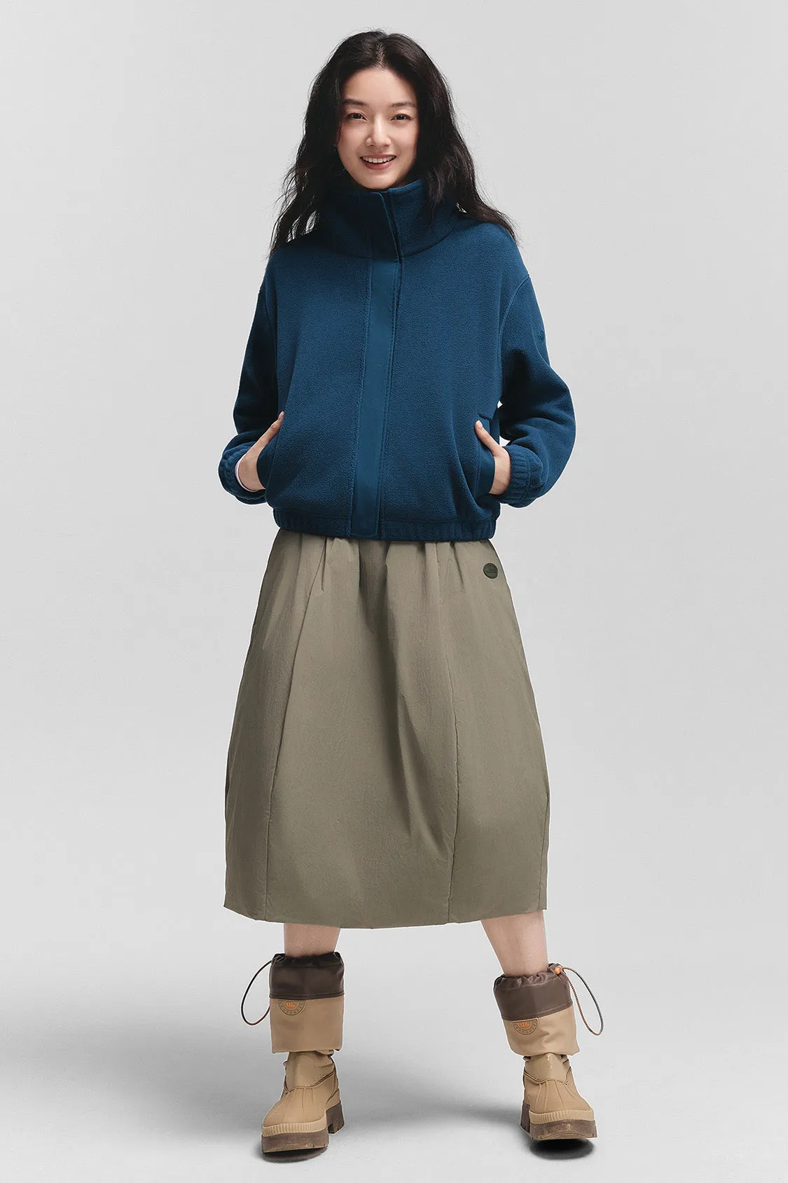 CozyDrift – Women’s Light-Warmth Relaxed-Fit Fleece Jacket sold by Beneunder product image thumbnail 2