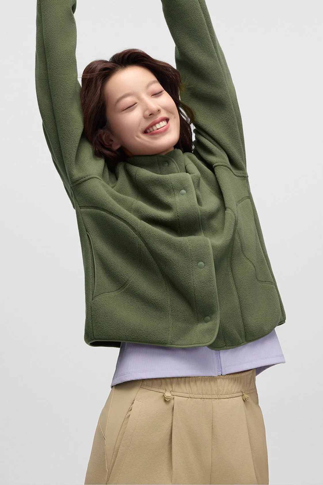 CoreFit – Women’s Light-Warmth Regular-Fit Fleece Jacket sold by Beneunder