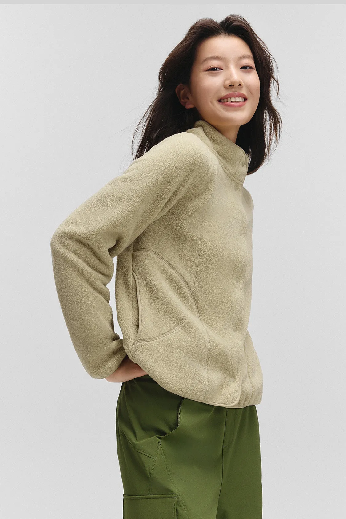 CoreFit – Women’s Light-Warmth Regular-Fit Fleece Jacket sold by Beneunder product image thumbnail 4