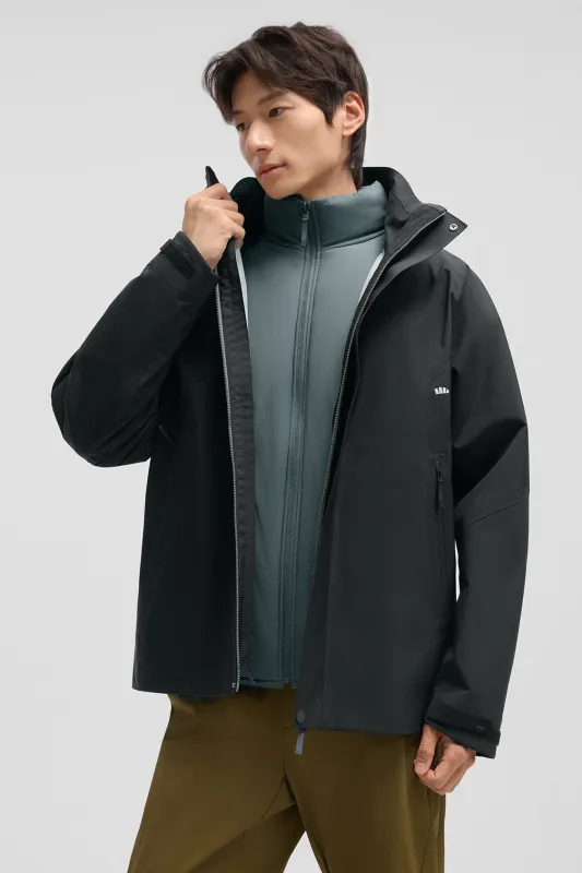 TrailGuard – Men’s Stretch Insulated Shell Jacket (Removable Hood, Warm Liner) sold by Beneunder