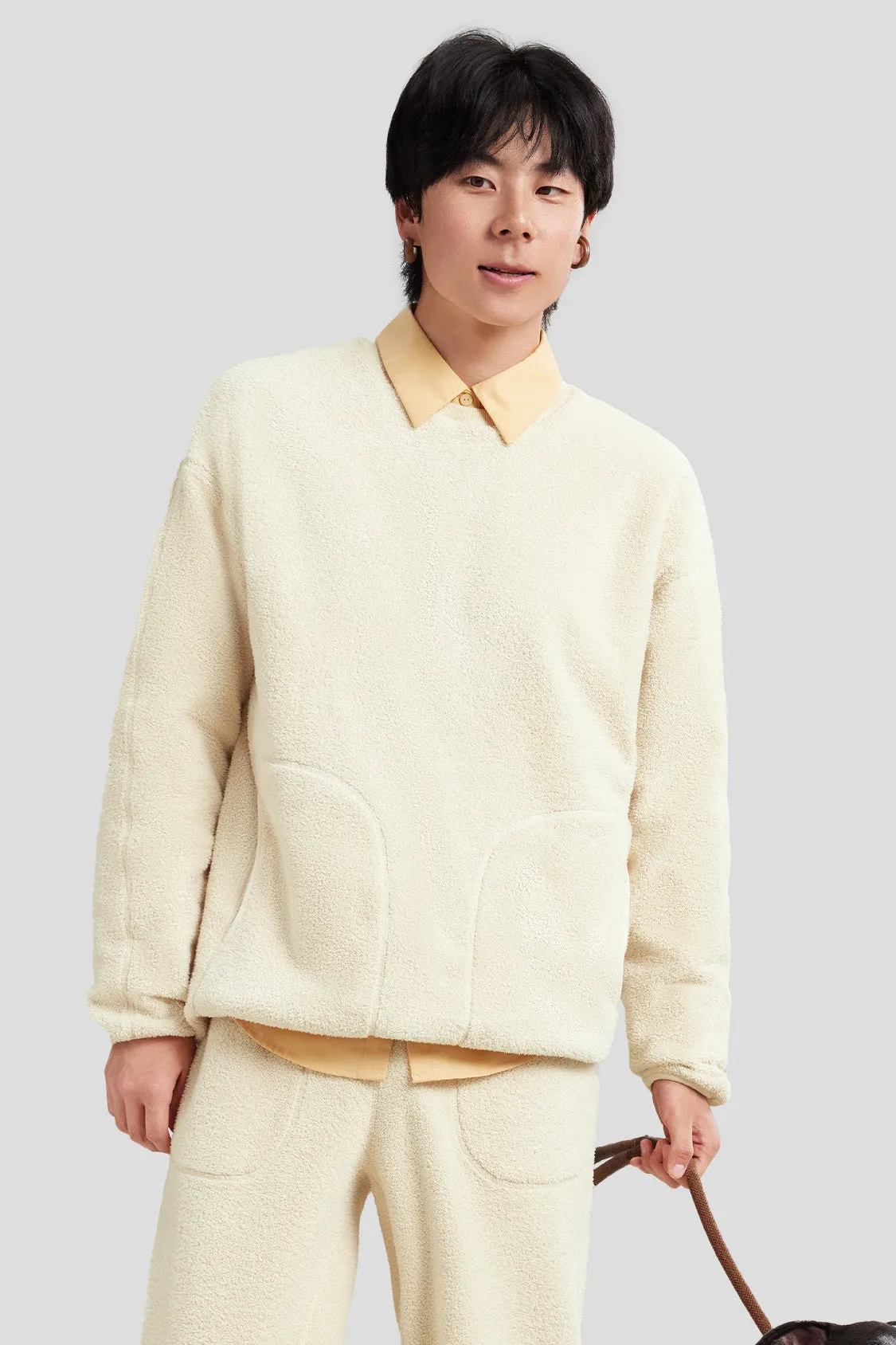 Men's Cozy Fleece Loungewear Autumn Wheat(AFF-Sale) sold by Beneunder product image thumbnail 4