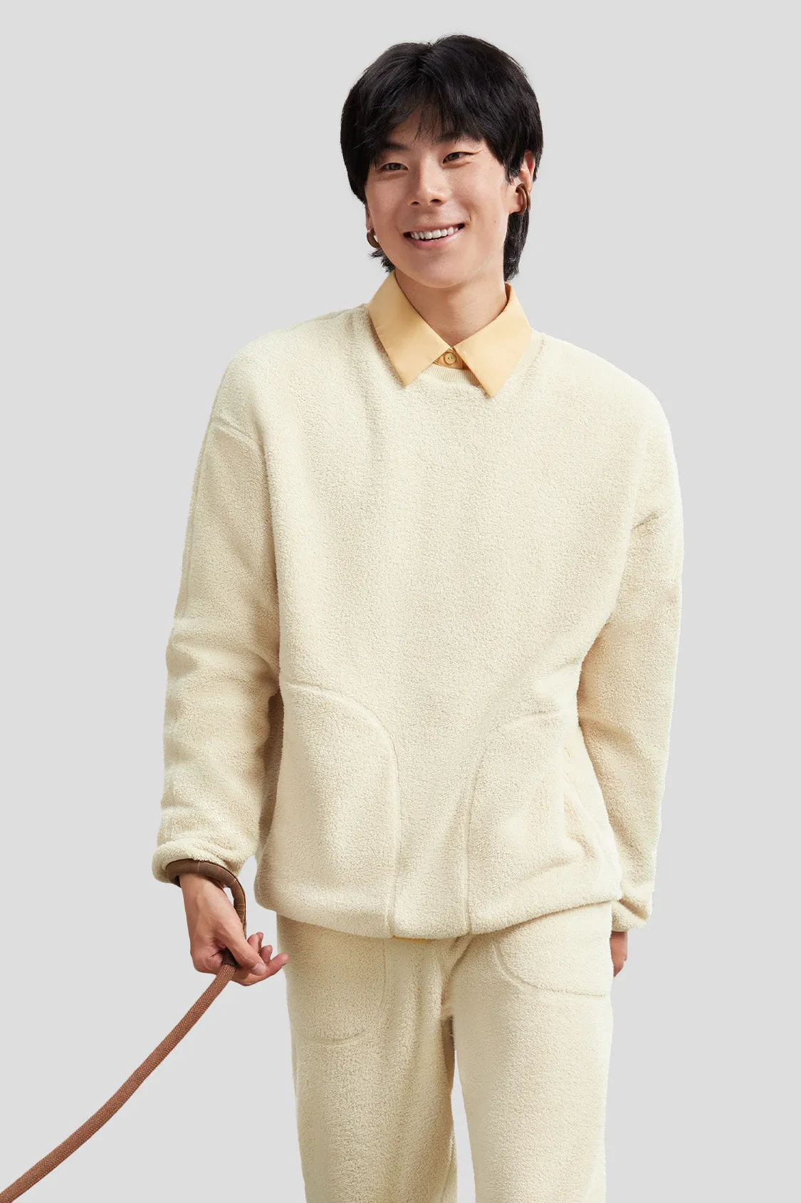 Men's Cozy Fleece Loungewear Autumn Wheat(AFF-Sale) sold by Beneunder product image thumbnail 3