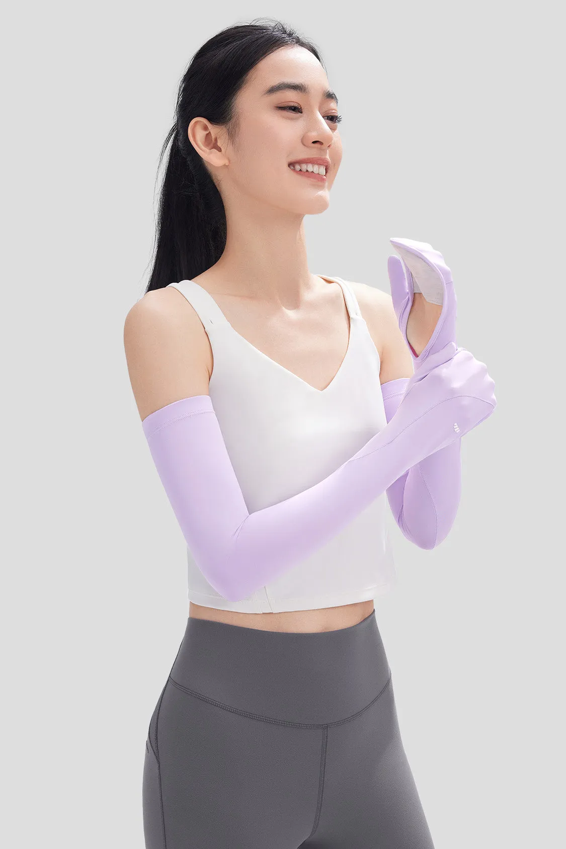 Peche - Women's Sun Protection Arm Sleeves with Gloves UPF50+(AFF-Sale) sold by Beneunder product image thumbnail 4