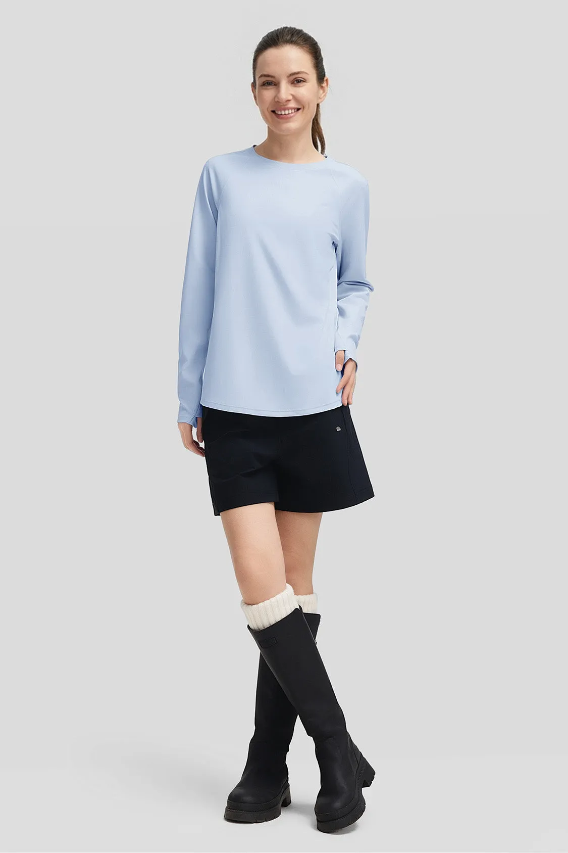 DryFlow – Women’s Quick-Dry Relaxed-Fit Long Sleeve Tee sold by Beneunder product image thumbnail 4