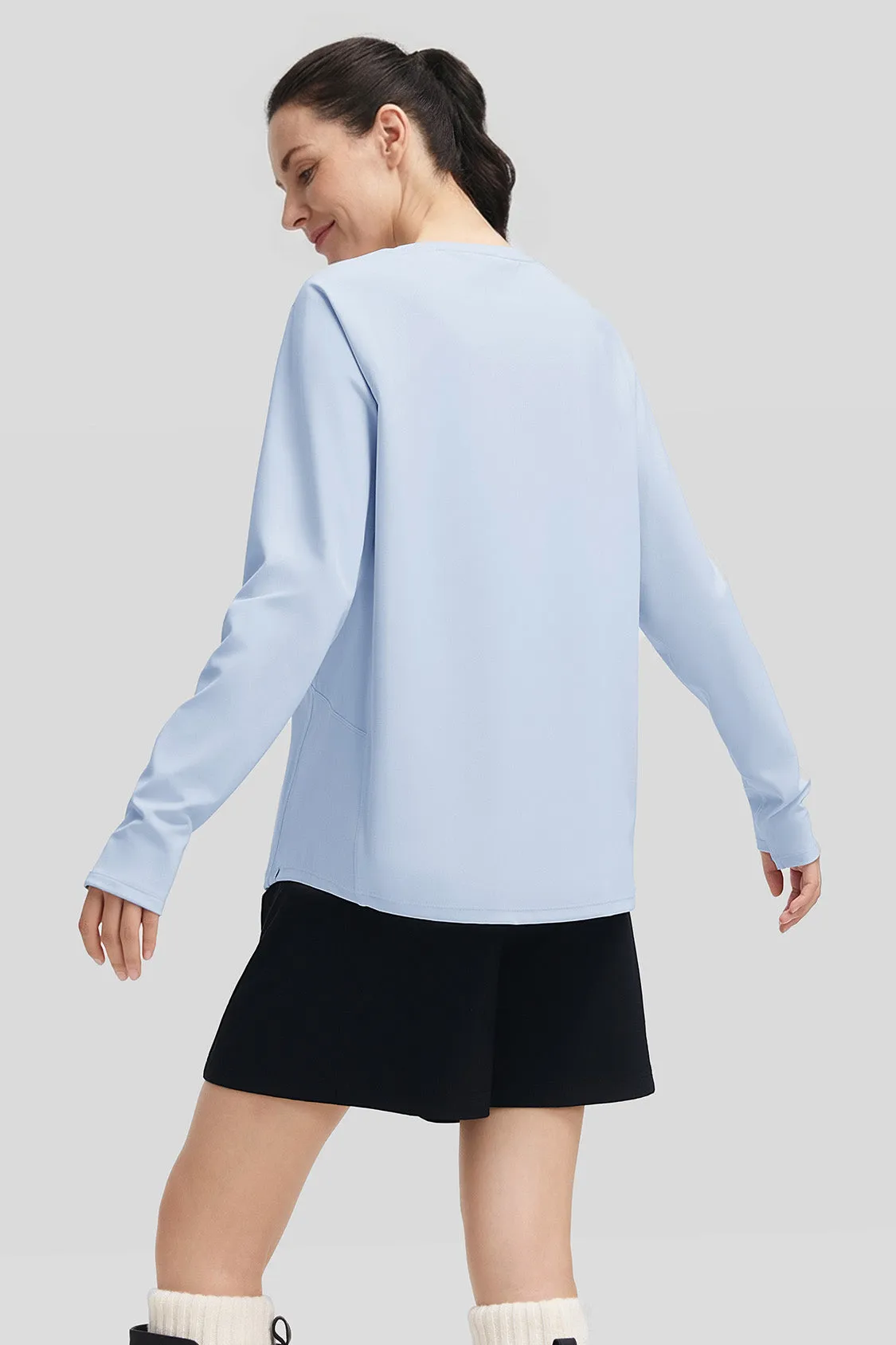 DryFlow – Women’s Quick-Dry Relaxed-Fit Long Sleeve Tee sold by Beneunder product image thumbnail 5