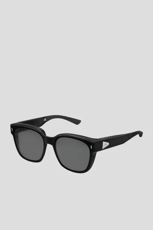 Square-Round Frame Prescription Fit-Over Sunglasses UV 400 FD013 made by Beneunder
