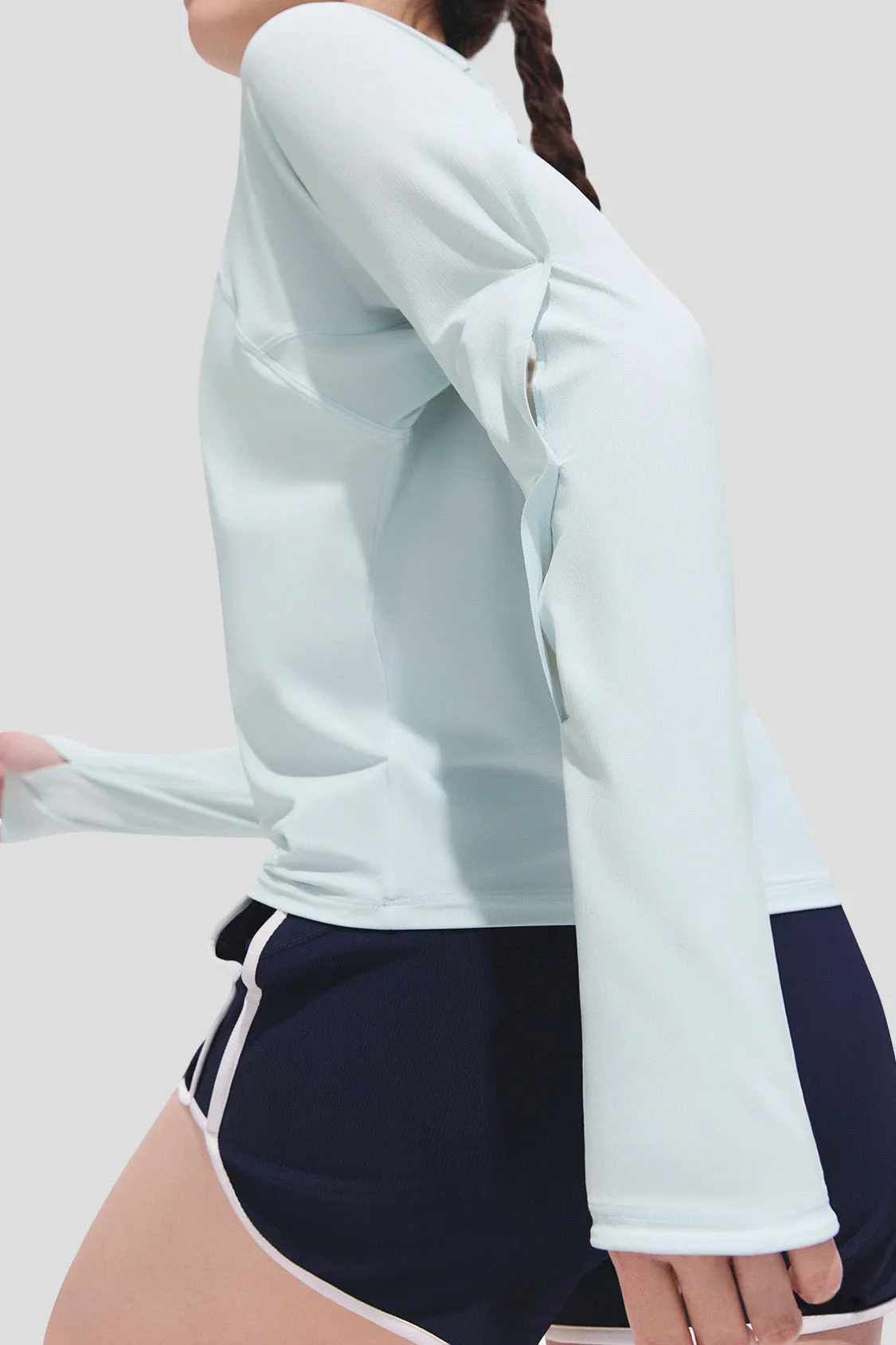 Women’s Slim-Fit Sun Protection Long Sleeve Tee UPF 50+ AS003 sold by Beneunder product image thumbnail 3