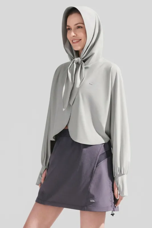 Women's Headscarf-Style Sun Protection Jacket UPF 100+ UL001 made by Beneunder