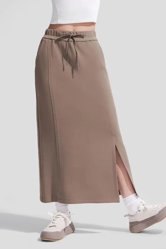 Women's Stretch Knit Straight Skirt EL004 made by Beneunder